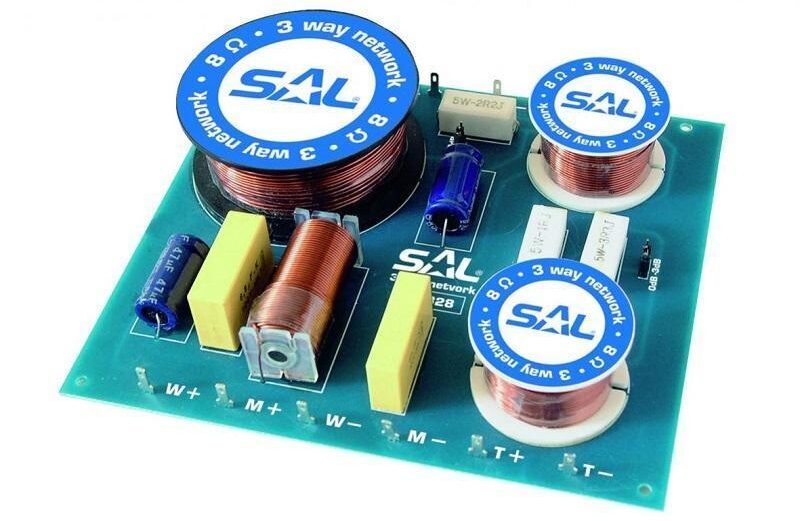 Filtru 3 cai 8 ohmi 200W frecventa 500Hz/3.000Hz taiere 12dB nivel iesire comutabil inalte 0/-3dB medii 0/-2dB SAL