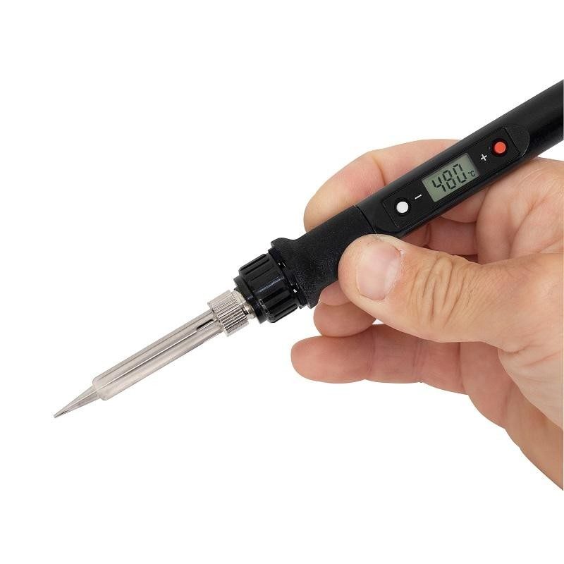 Letcon De Lipit 80w Cu Reglare Temperatura 180 480 C Afisaj Digital Lcd 5 Varfuri Home