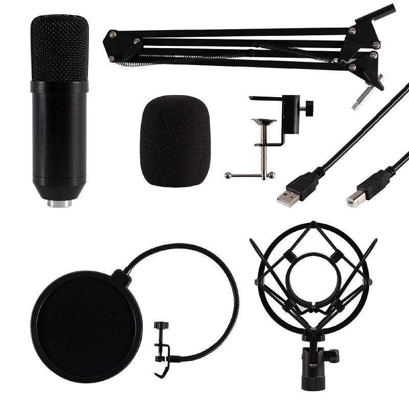 Set Microfon Usb Cu Suport Reglabil Cu Amortizor Soc Sal