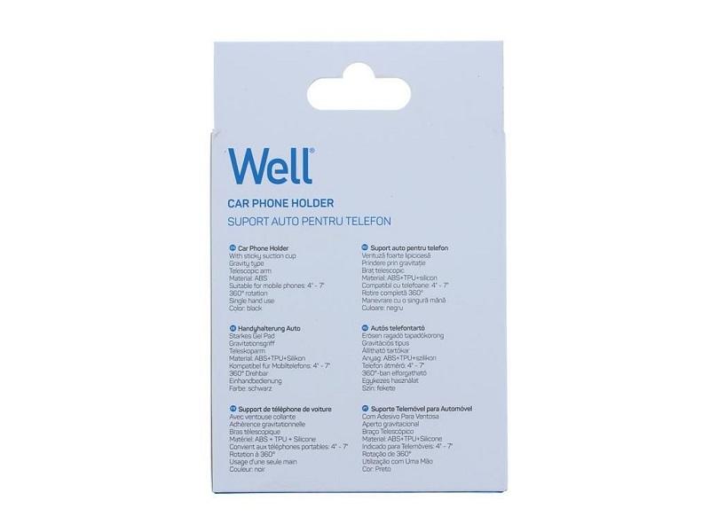 Suport Auto Pentru Telefon Cu Ventuza Well Sca07
