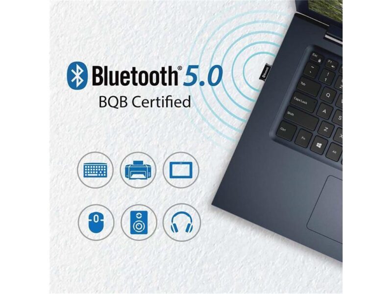 Adaptor Nano Bluetooth 50 Usb Bt 8500 Edimax Bqb Certified Reliability