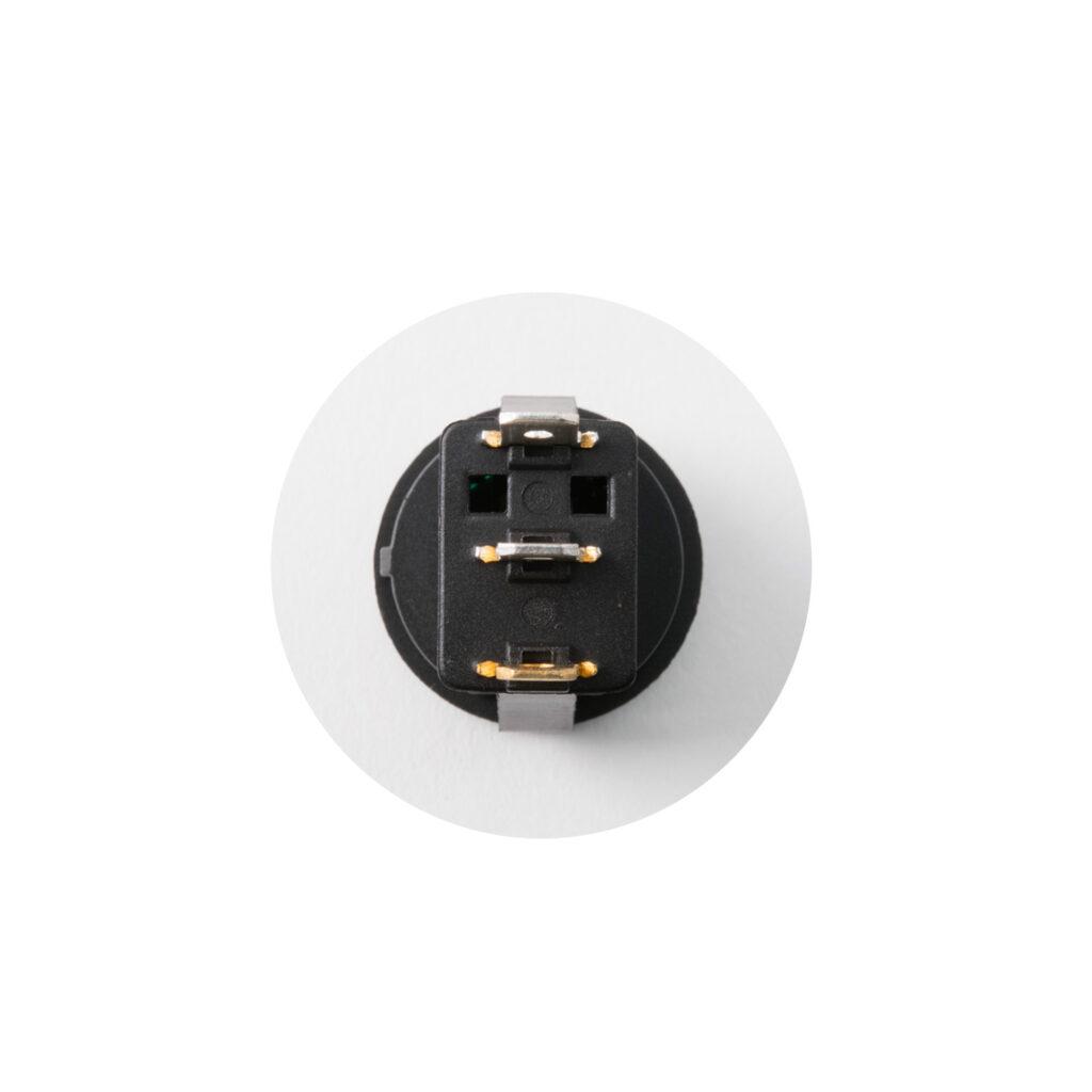 Comutator Basculant Cu Retinere 1 Contact 12v 16a Cu Bec Verde 23x20x228 Mm