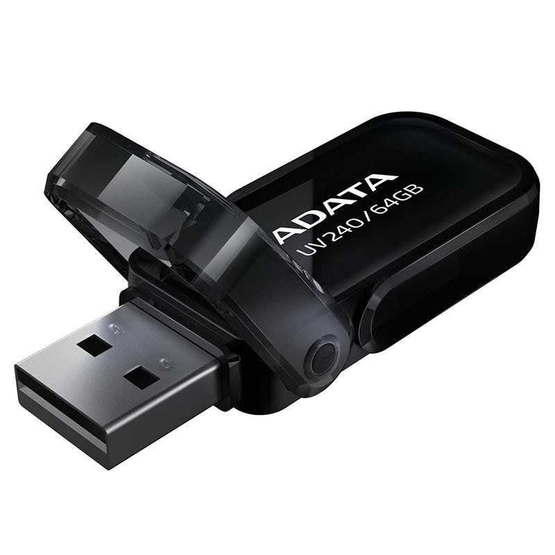 Flash Drive Usb 20 64gb Uv240 Adata Auv240 64g Rbk