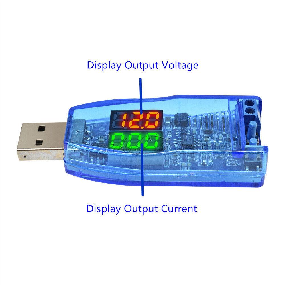 Modul Usb Dc Modul USB DC-DC sursa reglabila STEP UP/DOWN 3W intrare 3.5V-12V iesire ...