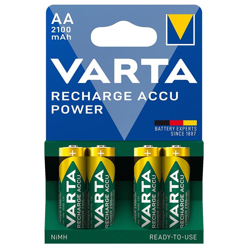 Set Acumulatori Aa Ni Mh 2100mah Varta 4buc Ready To Use