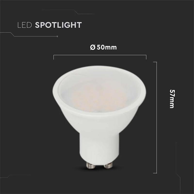 Bec Spot Led Gu10 45w 4000k Alb Neutru Cip Samsung V Tac