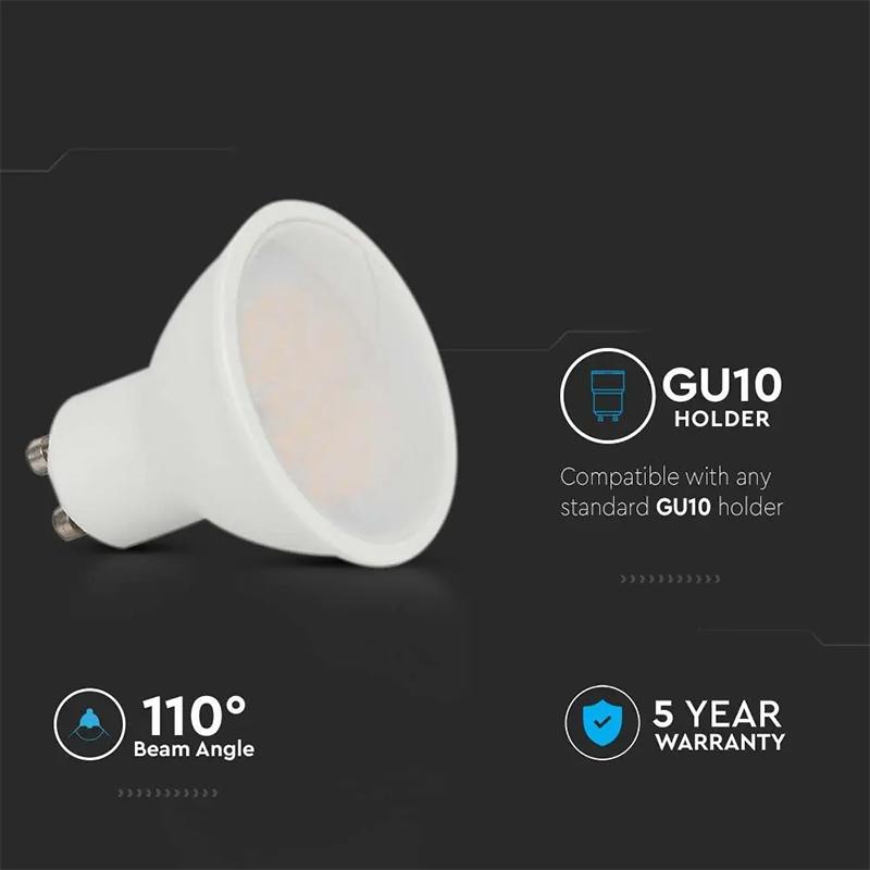 Bec Spot Led Gu10 45w 4000k Alb Neutru Cip Samsung V Tac