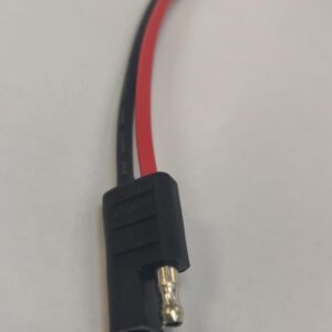Cablu cu conector TAXI RP PAS 8 mm 14AWG (+ DEZIZ) rosu