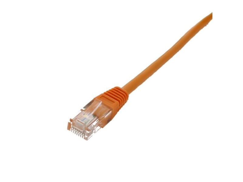 Cablu De Retea Portocaliu Utp Cat5e Patch Cord Rj45 Rj45 025m Well Utp 0008 025oe Wl