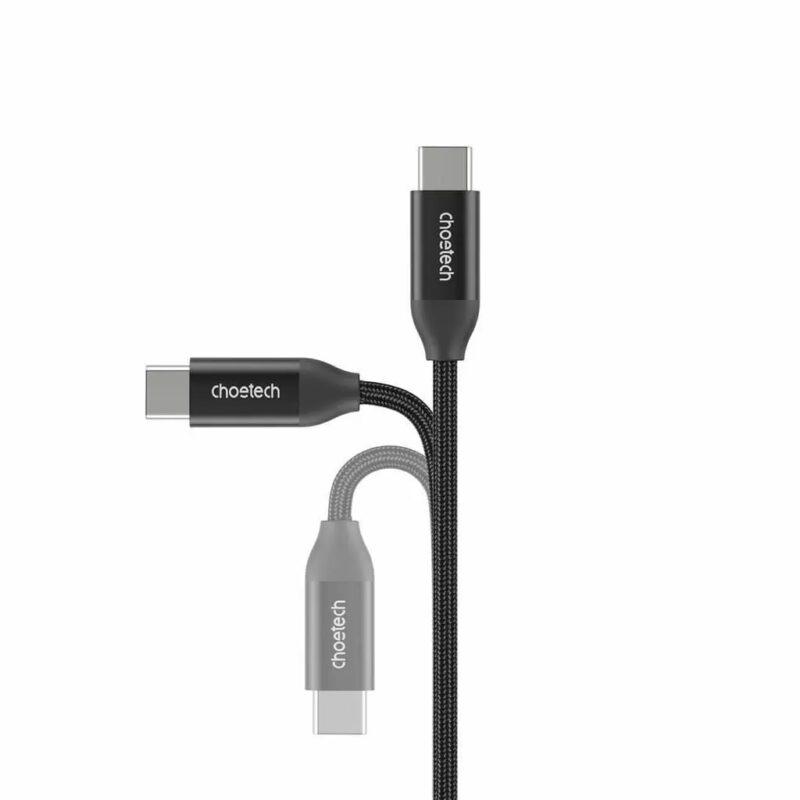 Cablu Usb Type C Usb Type C Pd 240w 5a 1m Negru Textil Choetech Xcc 1035 Bk