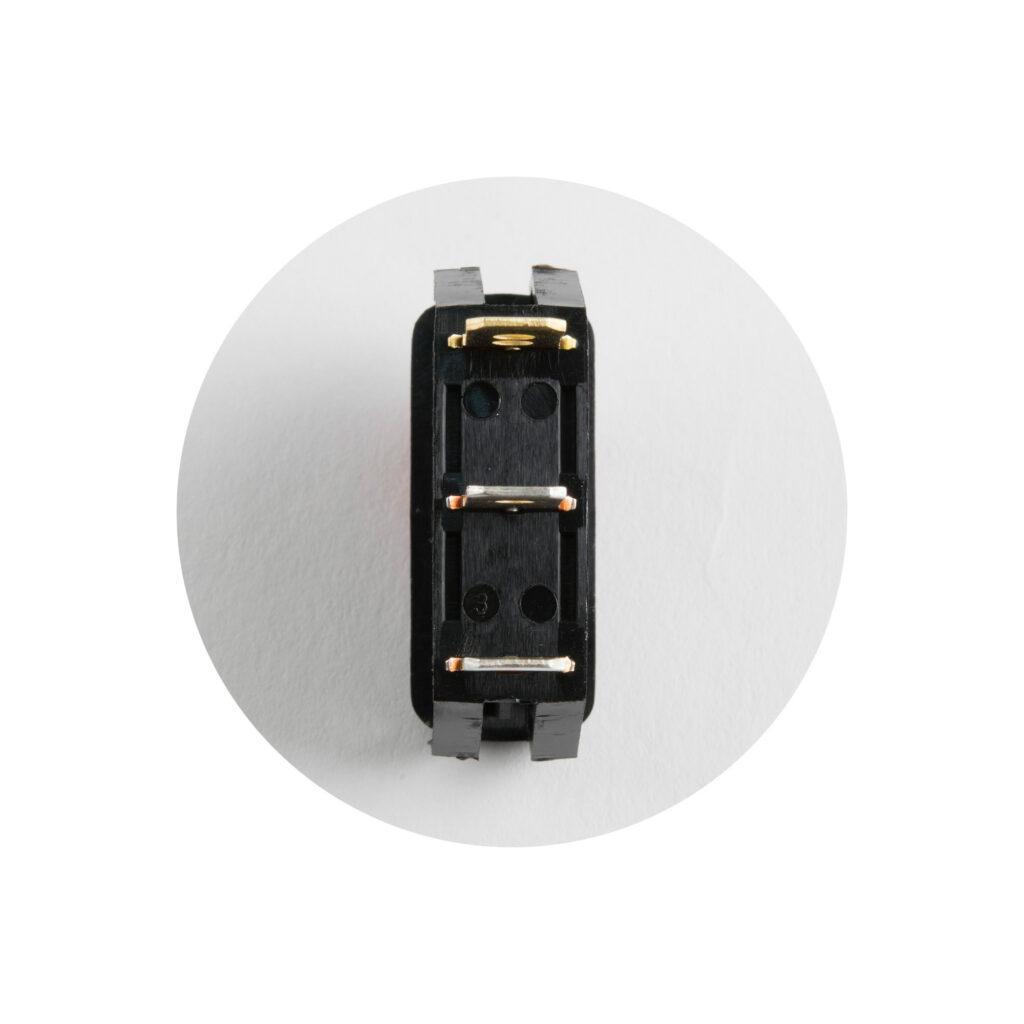 Comutator On Off Basculant Bec Rosu 1 Circuit 2 Pozitii Incastrare 31x11mm 250v 10a Home