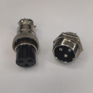 Conector MICROFON MARE 3 Pini set Mama+Tata 2B 20 mm