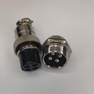 Conector MICROFON MARE 4 Pini set Mama+Tata 2B 20 mm