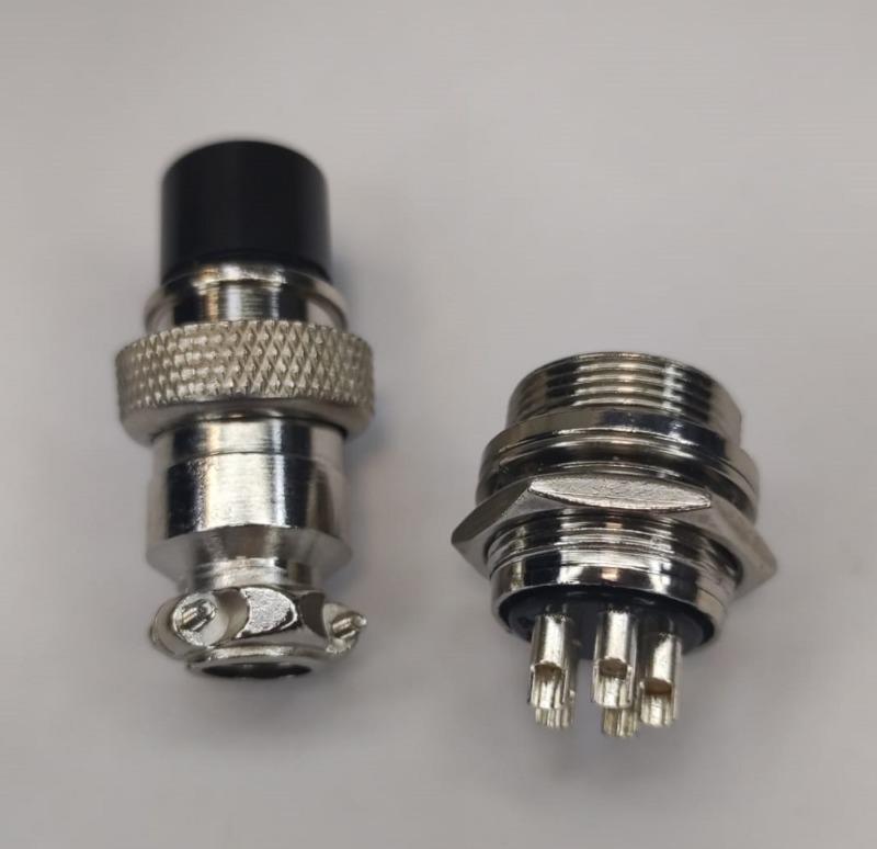 Conector MICROFON MARE 5 Pini set Mama+Tata 2B 20 mm