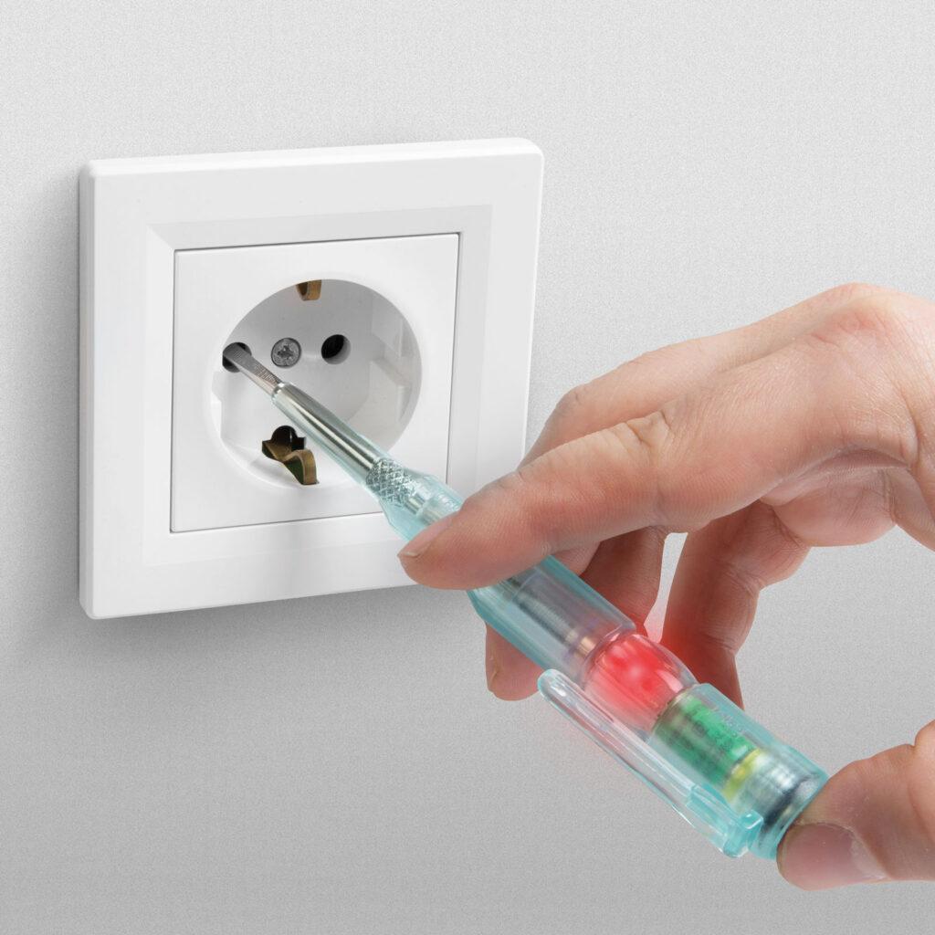 Creion De Faza Cu Functie Fara Contact Cu Led Rosu 70 250vac Alimentat Cu Baterie Maxwell