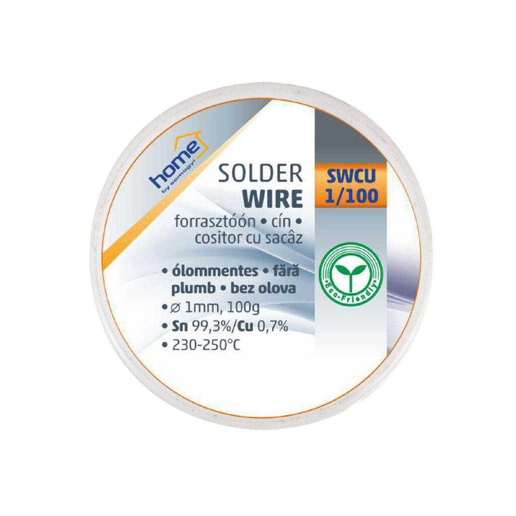 Fludor Fara Plumb 1mm 100gr Cositor Cu Sacaz 22 Sn97 Cu05 227c Home