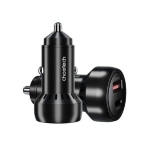 Incarcator auto Choetech TC0014 1x USB type C 1x USB A PD 60W TC0014-BK