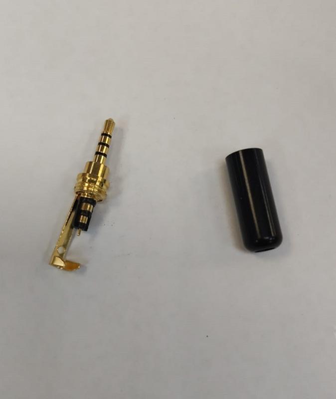 Mufa Tata Jack 25 Mm 4pini 4 Contacte Metal Carcasa Slim Stil Senheiser