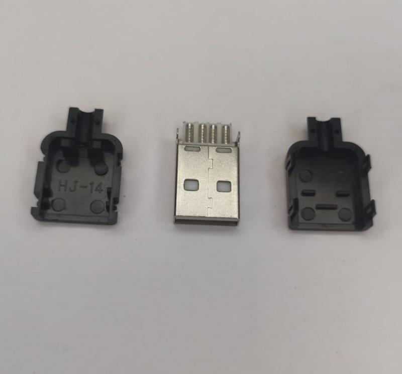 Mufa Tata Usb Tip A 20 Pe Cablu Carcasa Slim Plastic