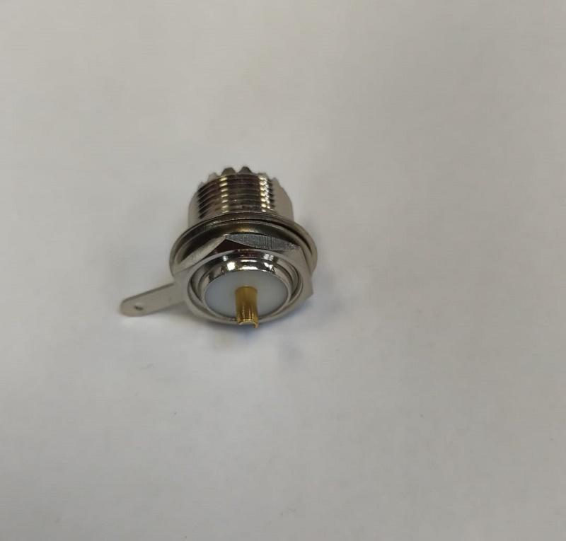 Mufa Uhf Mama Pin Aurit Pe Panou Cu Piulita So 239 Pl 259 Pentru Statii Cb