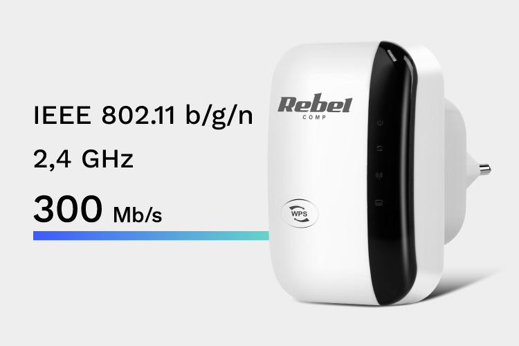 Range Extender Repeater 300mbps Amplificator Wi Fi Rebel