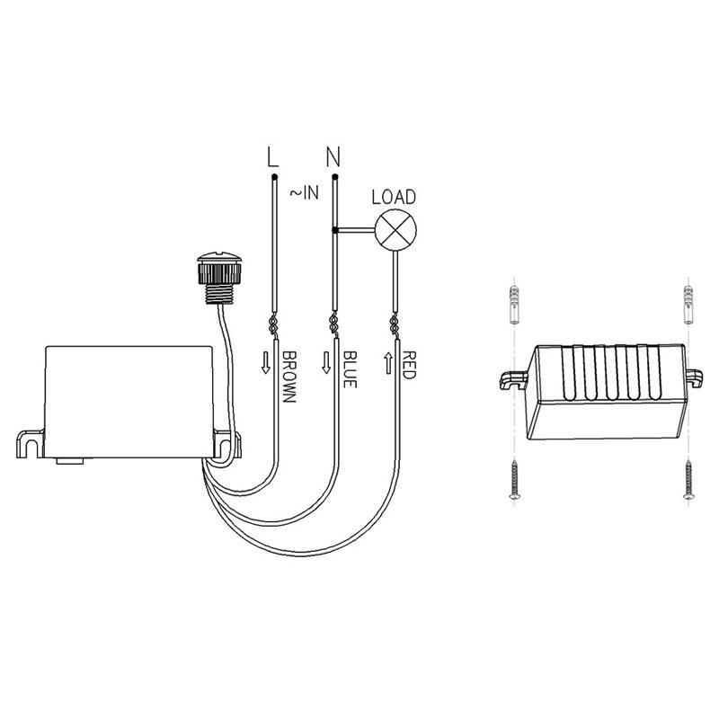 Senzor Crepuscular Cu Sonda Externa 2000w Mce34 Maclean Energy