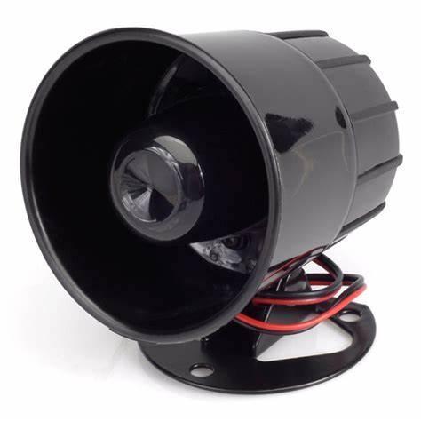 Sirena 1 Ton Tw Dome 12v 4 16v 1300ma 115db 20w 89x105mm Home