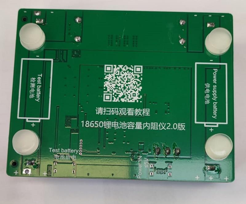 Tester 18650 Cu Display Conector Usb Type C