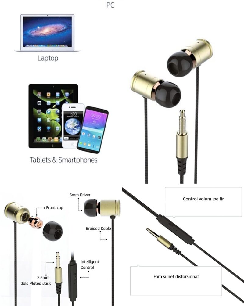 Casti Gaming Kworld S25 Cu Microfon 20hz 20khz Cablu Textil 1.2m