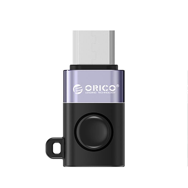 Adaptor tata micro usb usb a mama orico wba bk negru cu gri 32x21x9mm