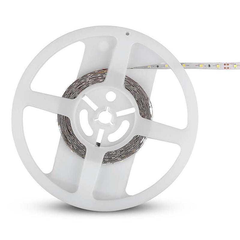 Banda led smd3528 60led m verde 12v ip20 5m v tac sku 212011