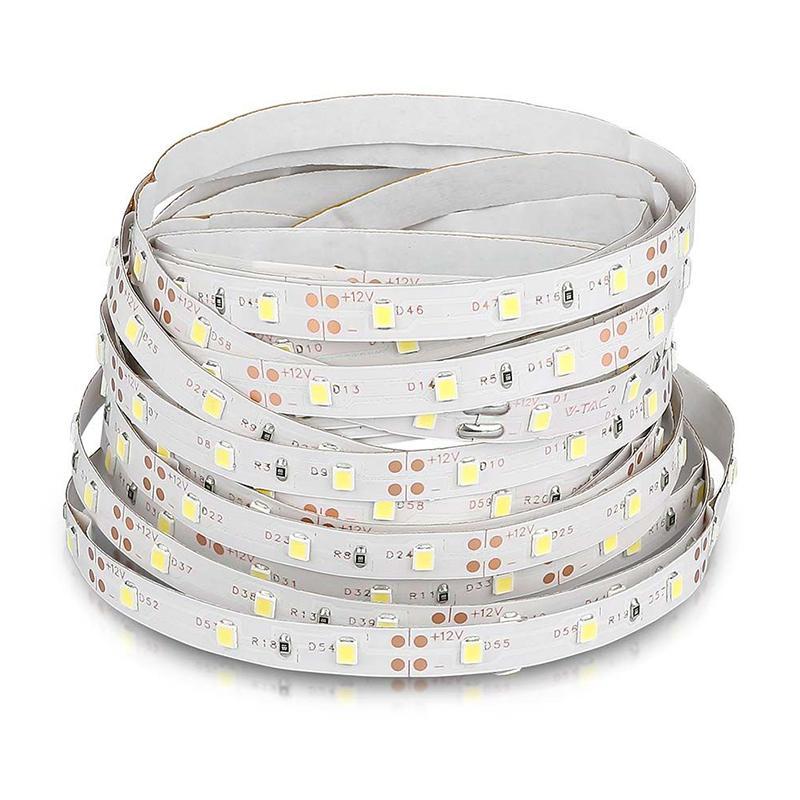 Banda led smd3528 60led m verde 12v ip20 5m v tac sku 212011