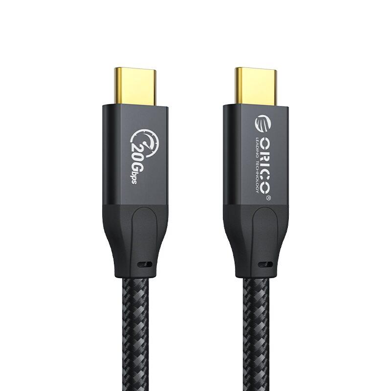 Cablu 100w 4k60hz usb type c usb type c 1m gen22 20gbps negru orico cm32 10 bk