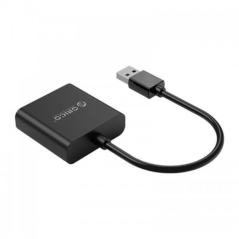 Cablu adaptor usb30 tata la vga mama orico utv bk negru 1920x1080p windows