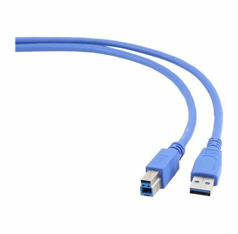 Cablu usb 30 usb a mufa tata usb b mufa tata aurit 05m albastru pvc gembird ccp usb3 ambm 05m