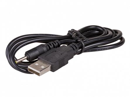 Cablu usb a mufa dc 25 07 mufa drept negru 08m 5 50c akyga ak dc 02