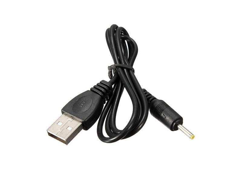 Cablu usb a mufa dc 25 07 mufa drept negru 08m 5 50c akyga ak dc 02