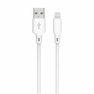 Cablu USB2.0 A tata - Lightning 2m 2.4A alb Well