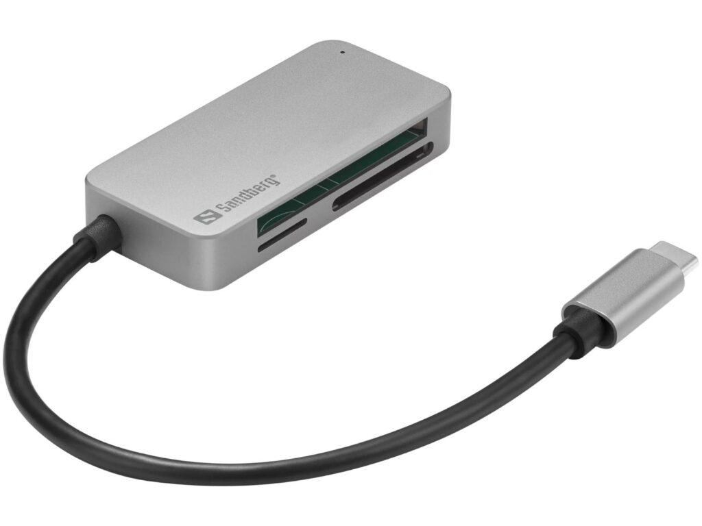 Cititor De Carduri Sandberg 136 38 Usb Type C Microsd Sd Cf