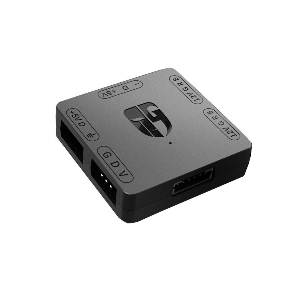 Convertor interfata rgb de 5v la cele compatibile cu 12v deepcool rgb dp frgb chub5 12v