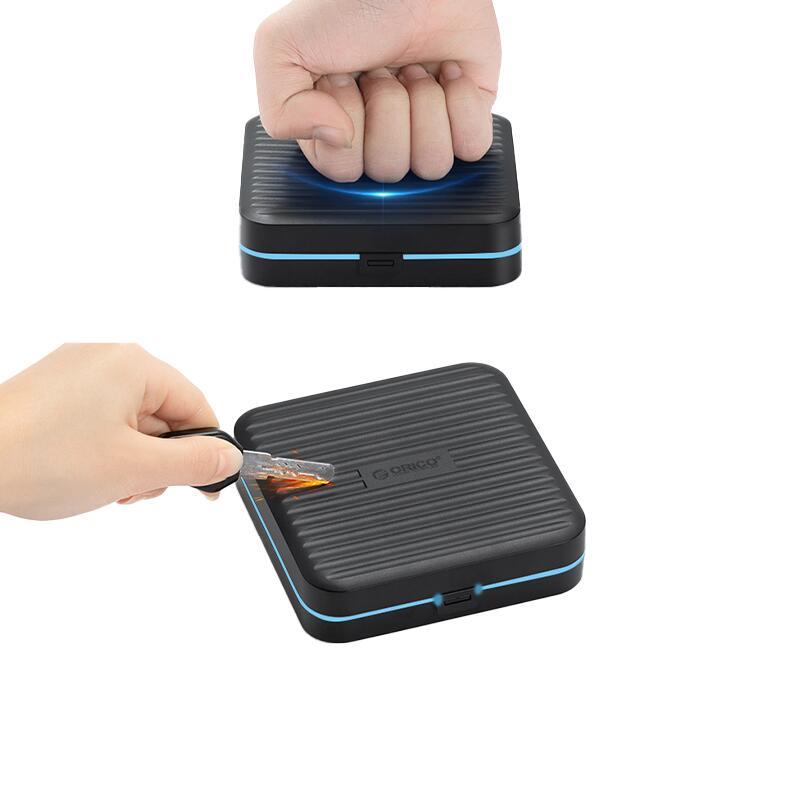 Cutie protectie 10x card sd 6x card microsd 2x compactflash 110x114x30mm neagra orico pscd 5 bk