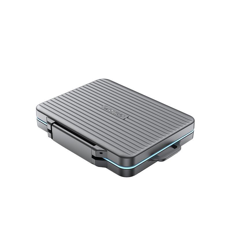 Cutie protectie 6x card sd 4x card microsd 1x compactflash 1x card reader 130x102x21mm neagra orico phcd 6 bk