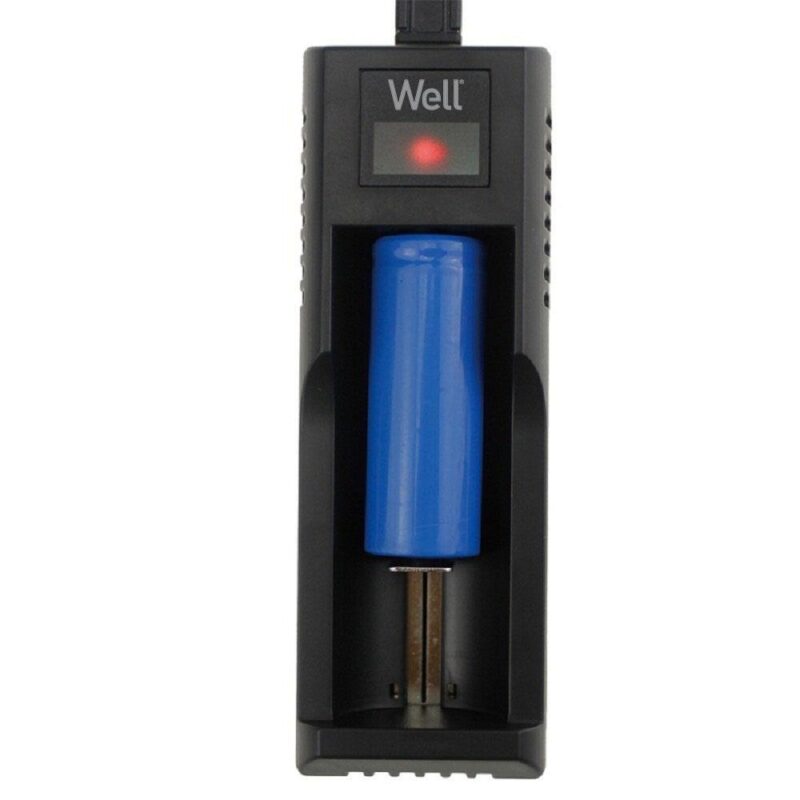 Incarcator Acumulatori Litiu Ion 1 Canal Well Pace Usb 10400 14500 16340 17670 18350 18500 18650 26650