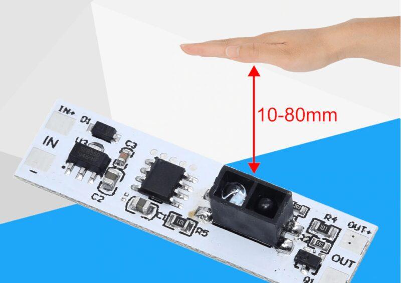 Intrerupator Touch Less Fara Atingere 5v 24v 3a