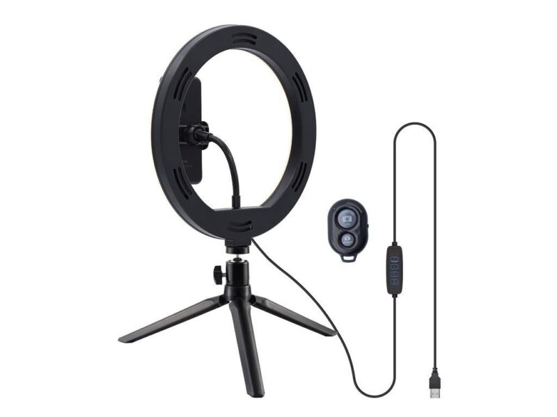 Lampa Circulara Well 10 Cu Trepied Masa Telecomanda