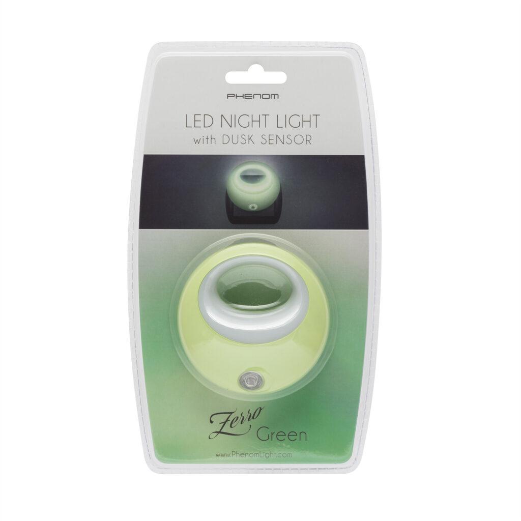 Lampa de veghe cu LED si senzor de lumina verde diametru 8 cm 1 LED 1W PHENOM 20275GR 2 Lampa de veghe cu led si senzor de lumina verde diametru 8 cm 1 led 1w phenom 20275gr
