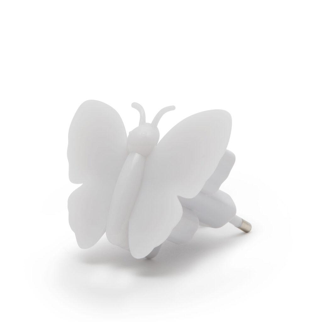 Lumina de veghe model fluture multicolor 7 led 1w 240v 72x53x25 mm phenom