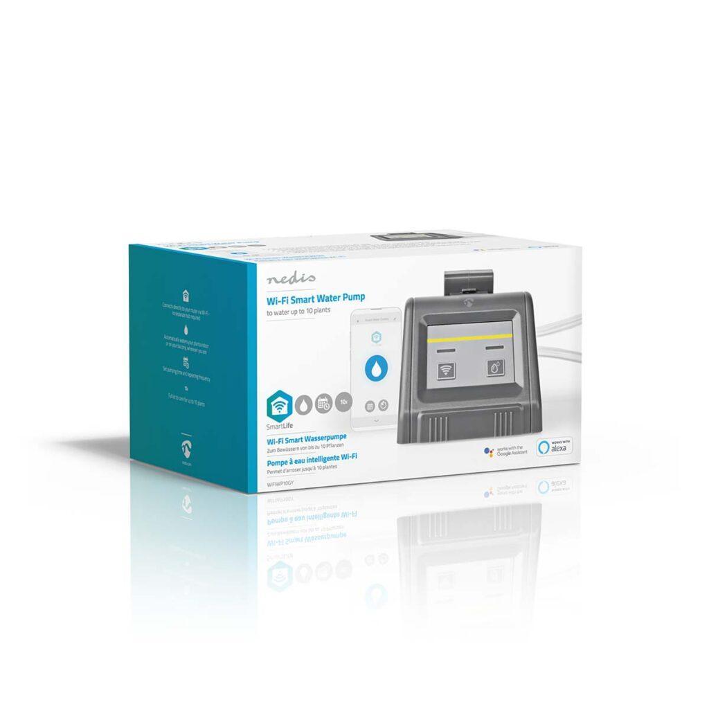 Pompa de apa smart wi fi ipx3 03bar alimentatare 4x aa usb nedis wifiwp10gy