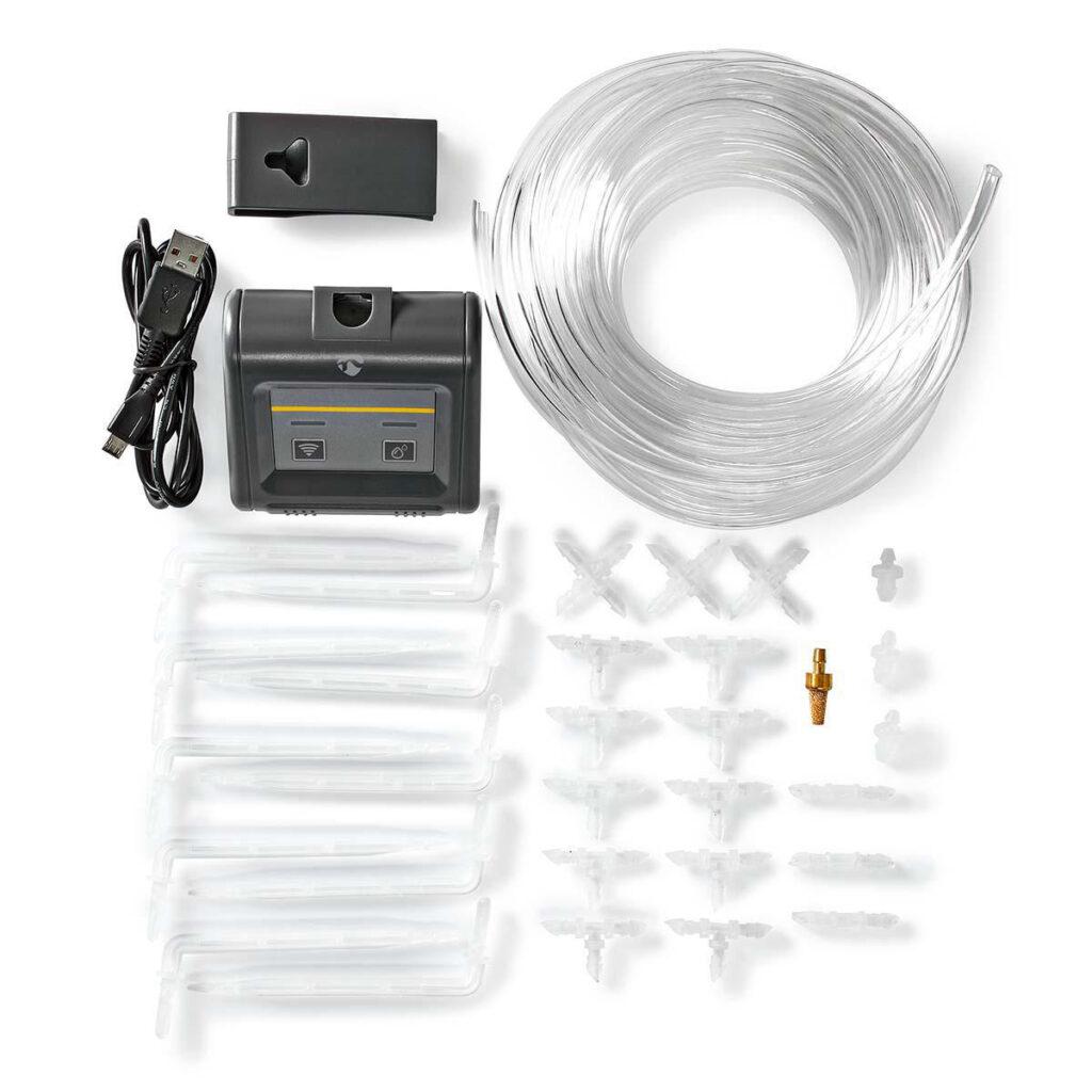 Pompa de apa smart wi fi ipx3 03bar alimentatare 4x aa usb nedis wifiwp10gy