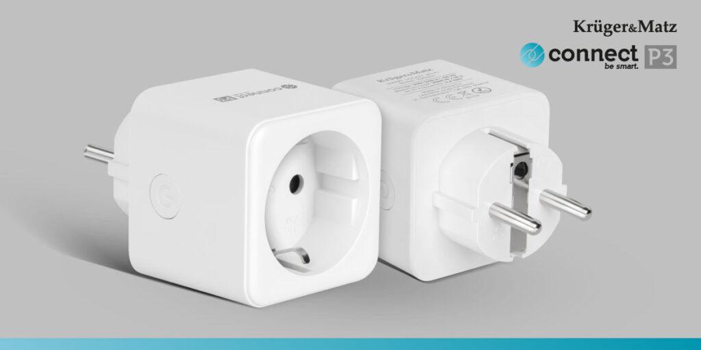 Priza Smart Wifi Connect P3 Tuya Krugermatz Timer Masurare Consum De Energie